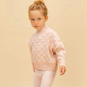 Huxbaby Bubble Sprinkles Knit Jumper (Rose)